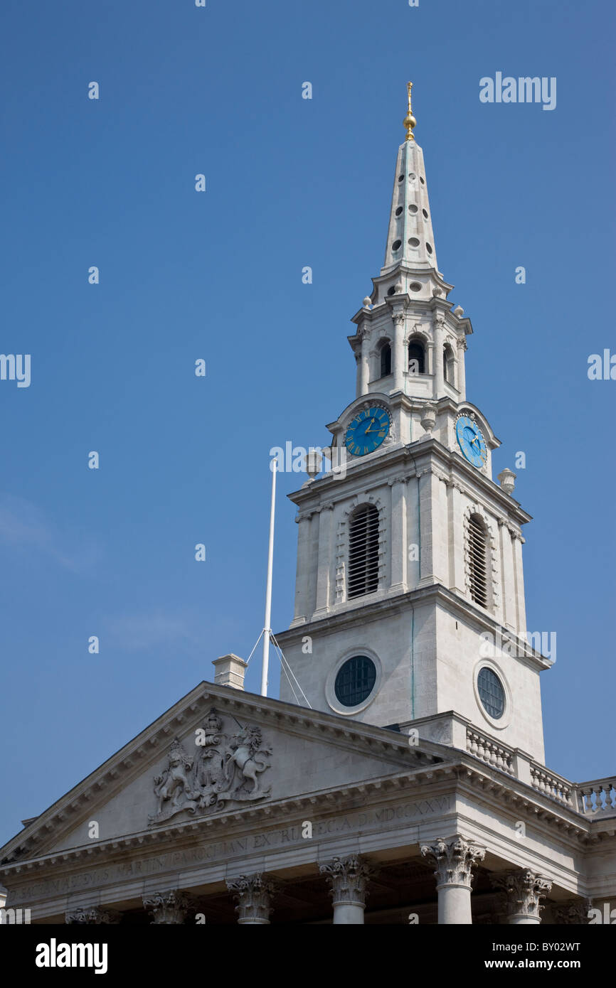 St. Martin in die Felder-Kirche auf dem Trafalgar Square Stockfoto