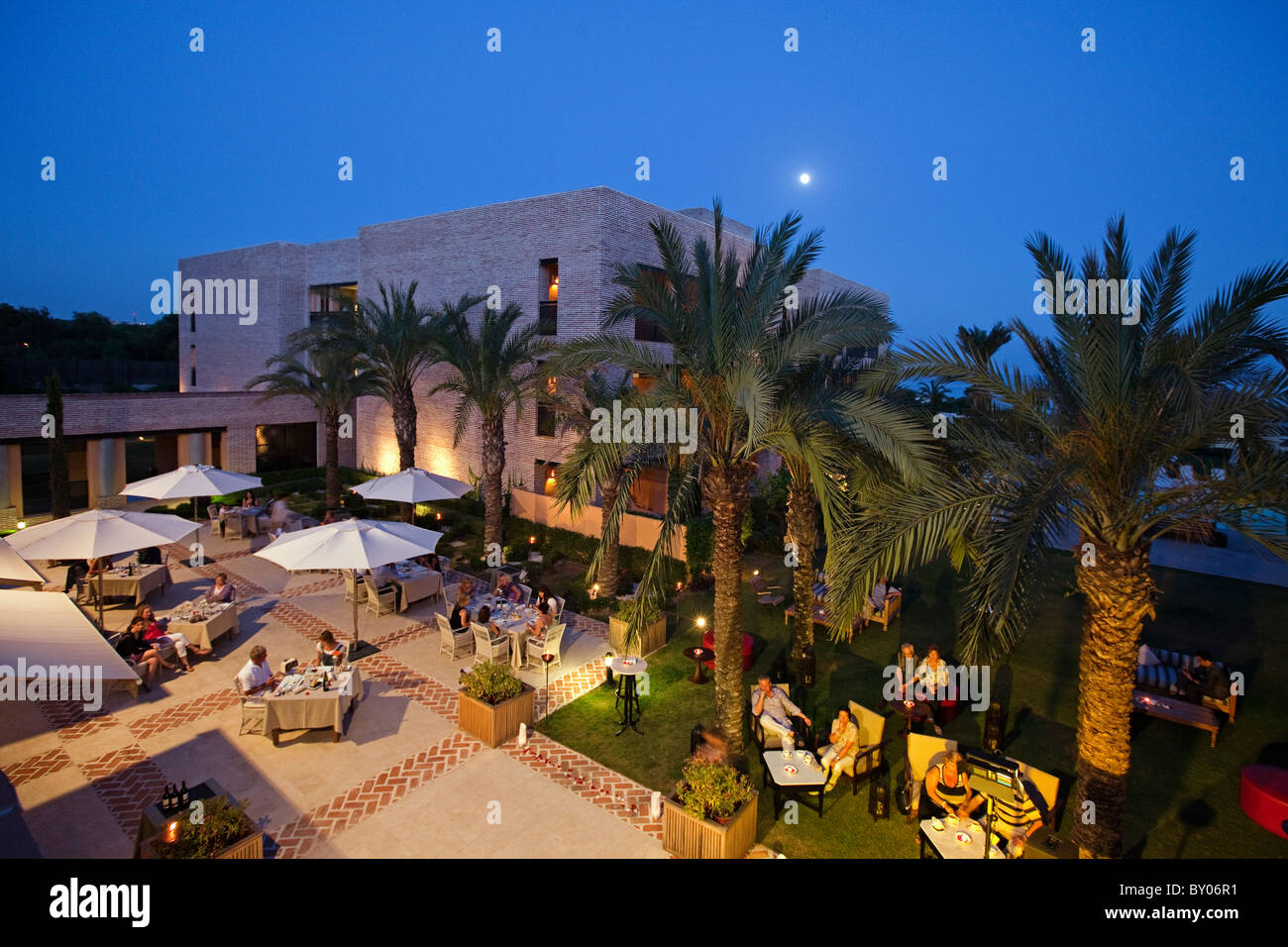 Unterhaltung Hotel Vincci Estrella de Mar Marbella Málaga Andalusiens Spanien Stockfoto