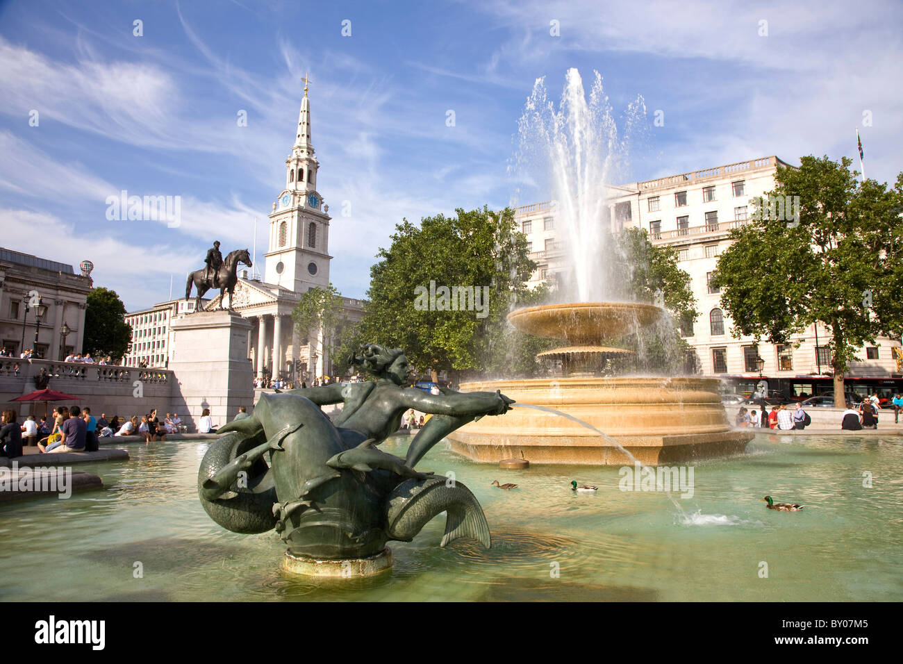 Trafalgar Square Stockfoto