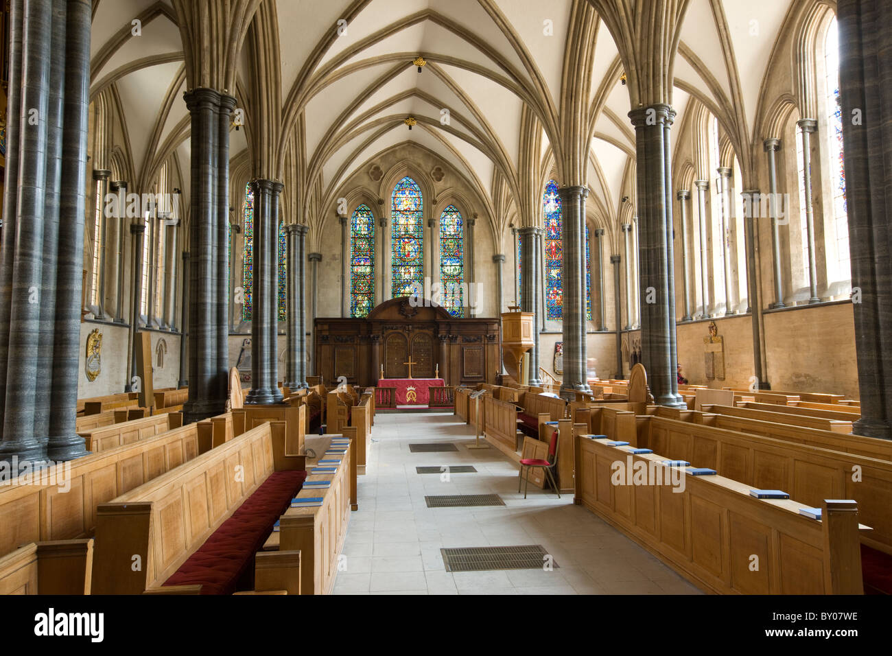 Kirche in den Inns Of Court Stockfoto