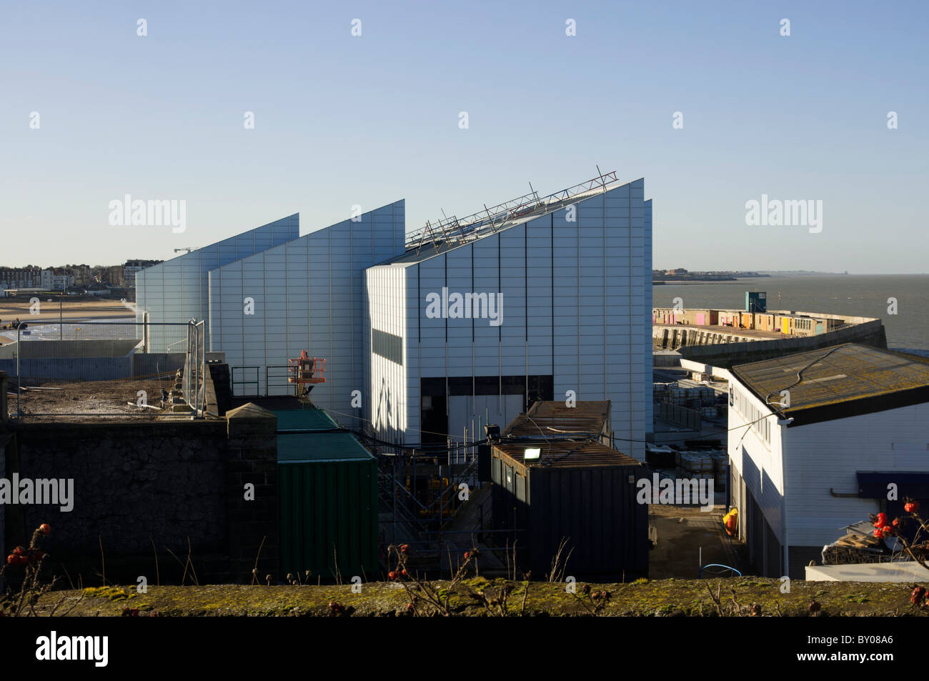 Margate Turner Contemporary Museum im Bau Kent England UK Stockfoto