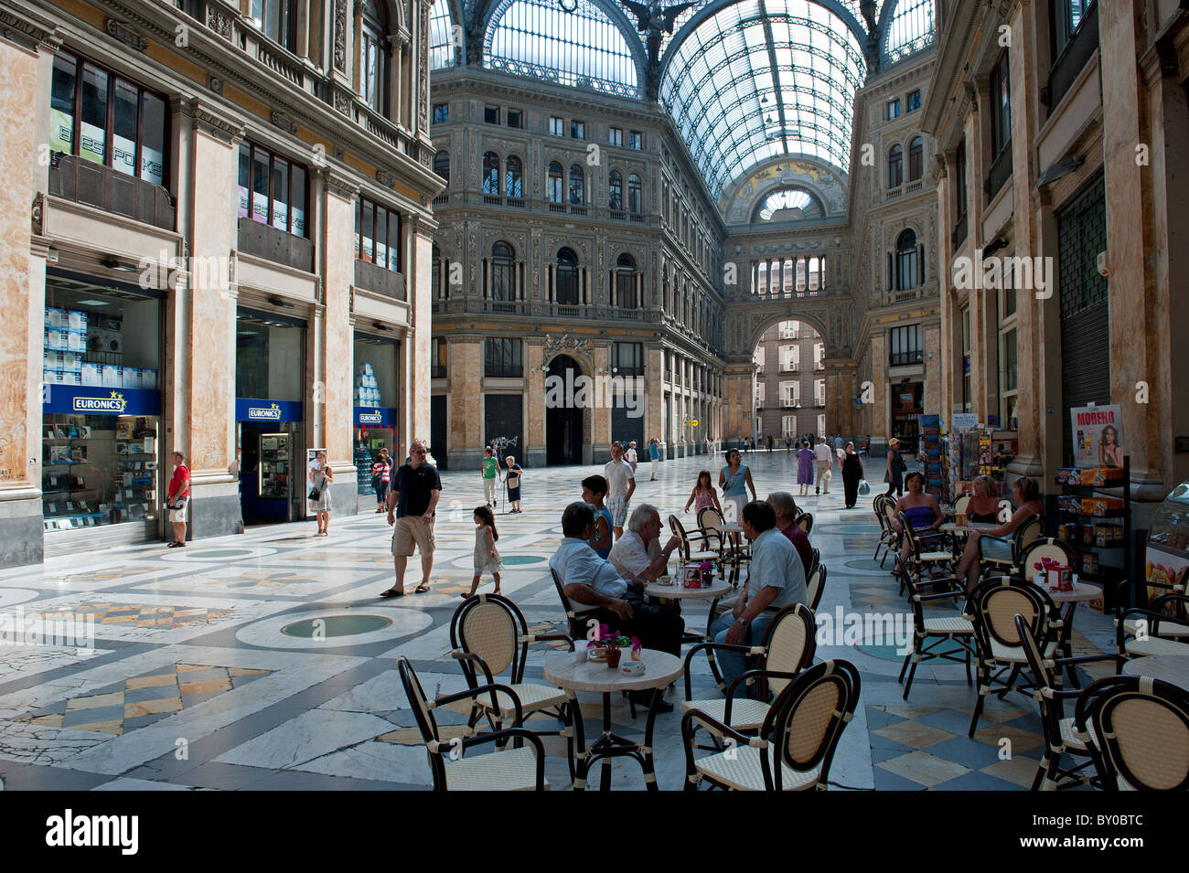 Galleria Umberto-Neapel-Kampanien-Italien Stockfoto