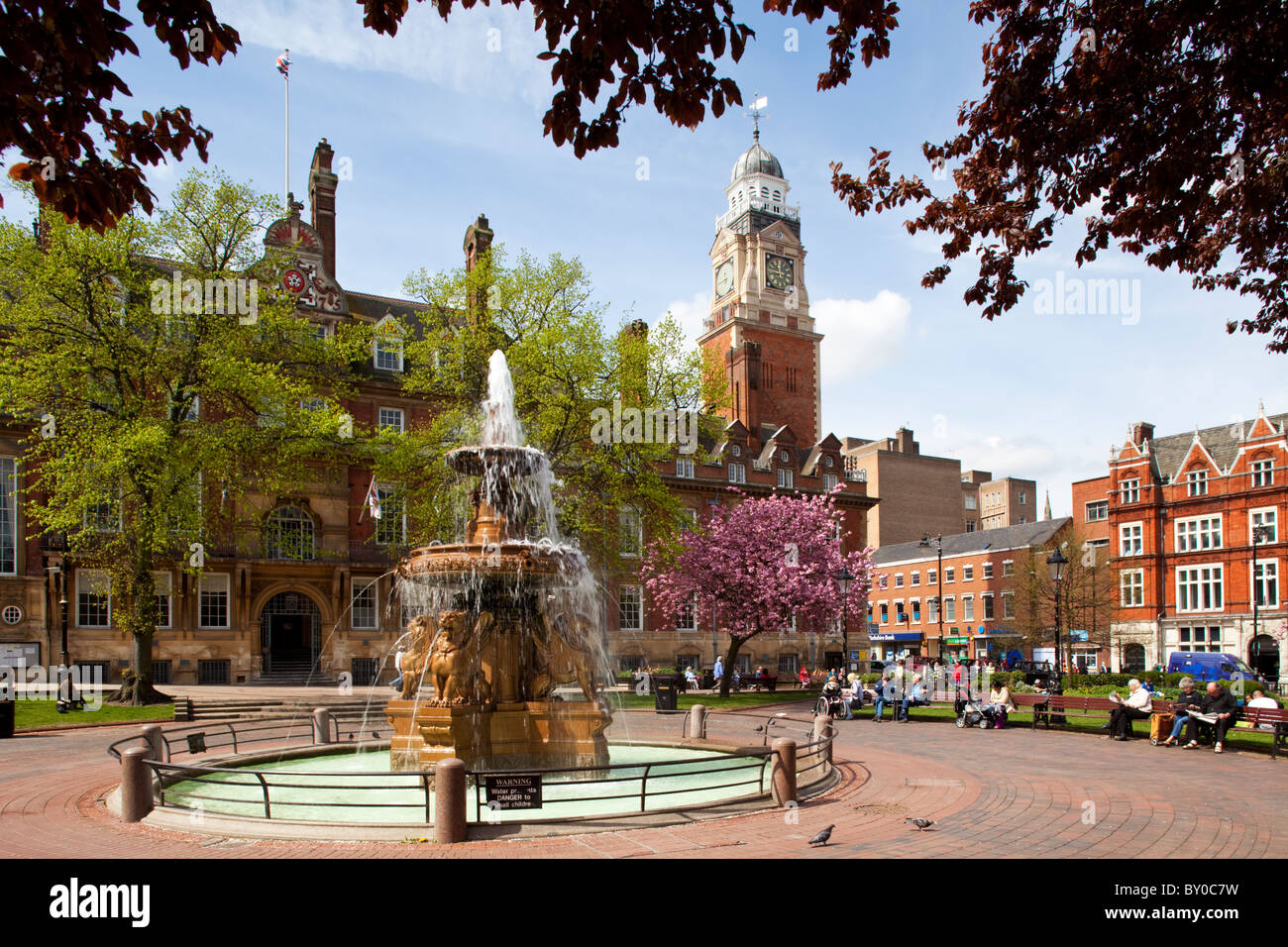 Rathaus, Lincoln Stockfoto