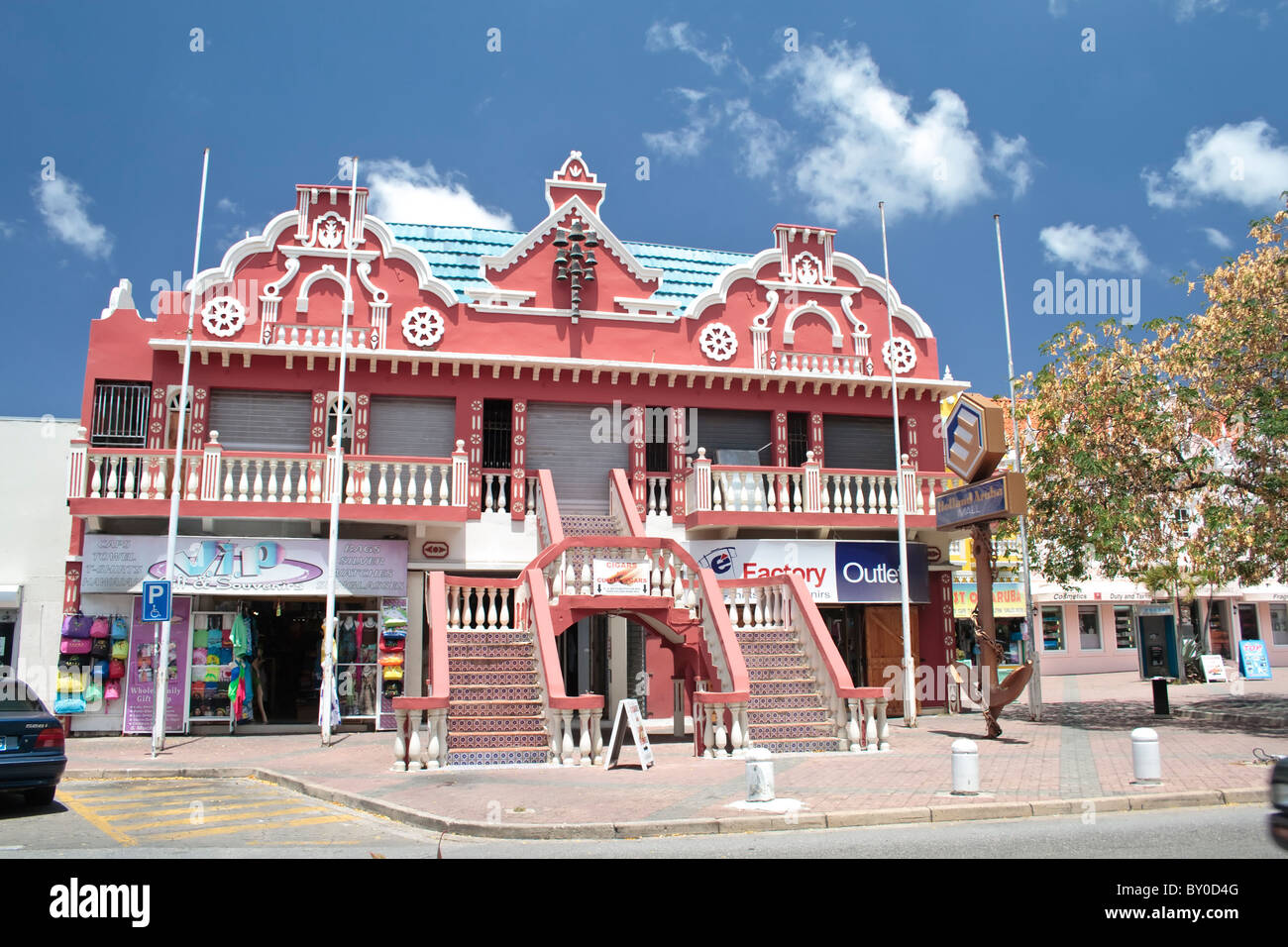 Geschenk und Souvenir speichert outdoor Mall Holland Aruba Oranjestad Aruba Stockfoto