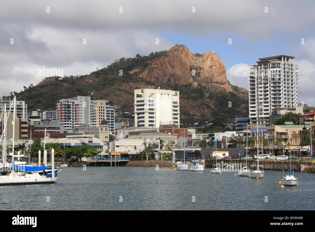 Townsville, Stadt, Yacht, Boot, Hill, Hafen Stockfoto
