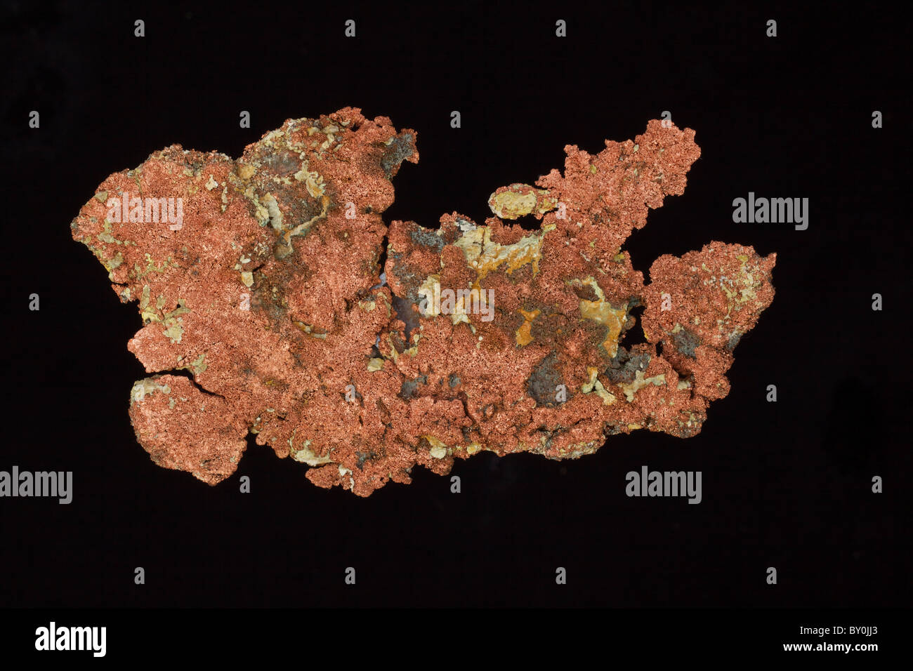 Native Kupfer - Cu - Ray Mine - Arizona - USA - Kupfer ist vielleicht das wichtigste ökonomisch sinnvolle Metall Stockfoto