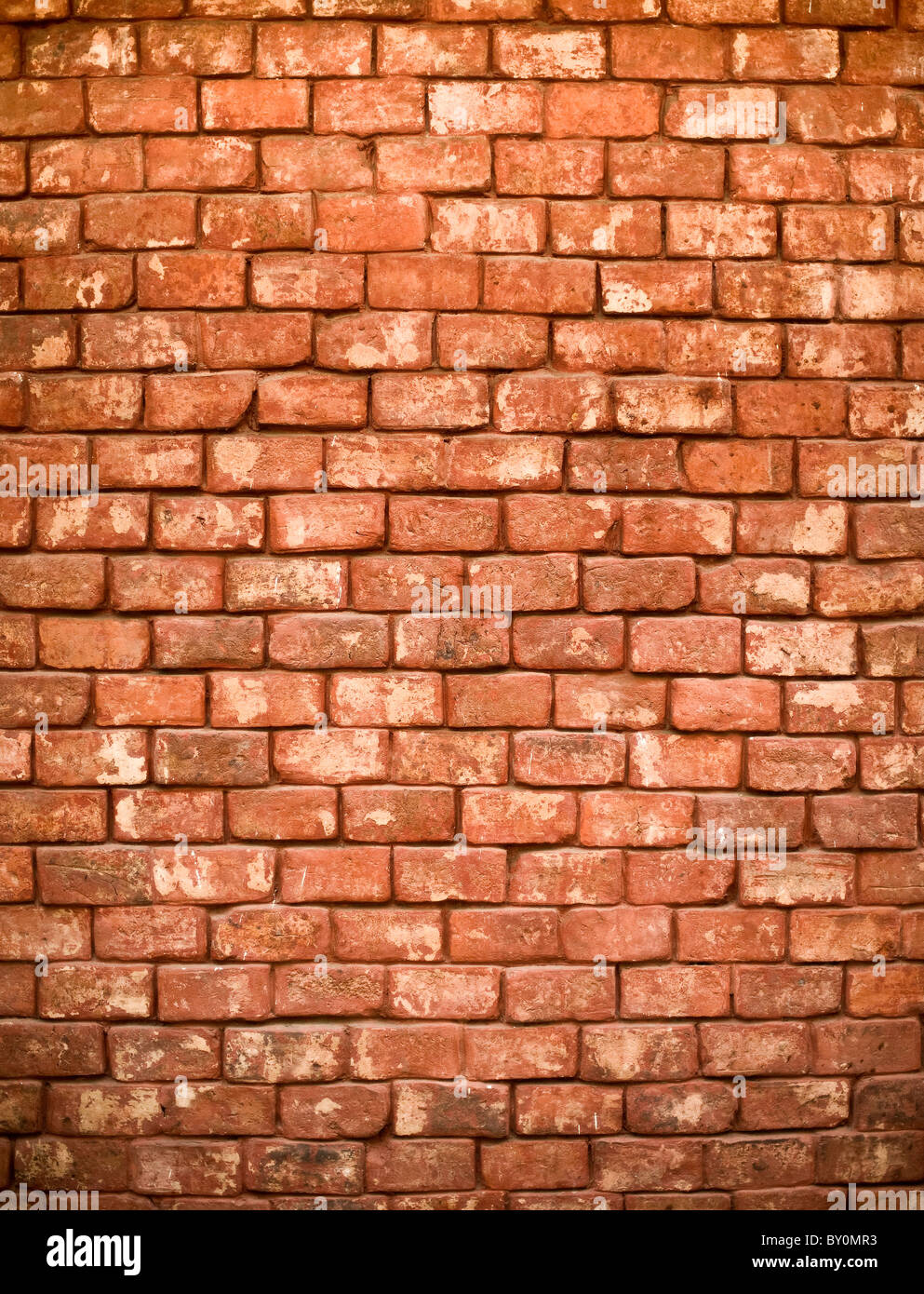 Detail eines Red brick wall Stockfoto
