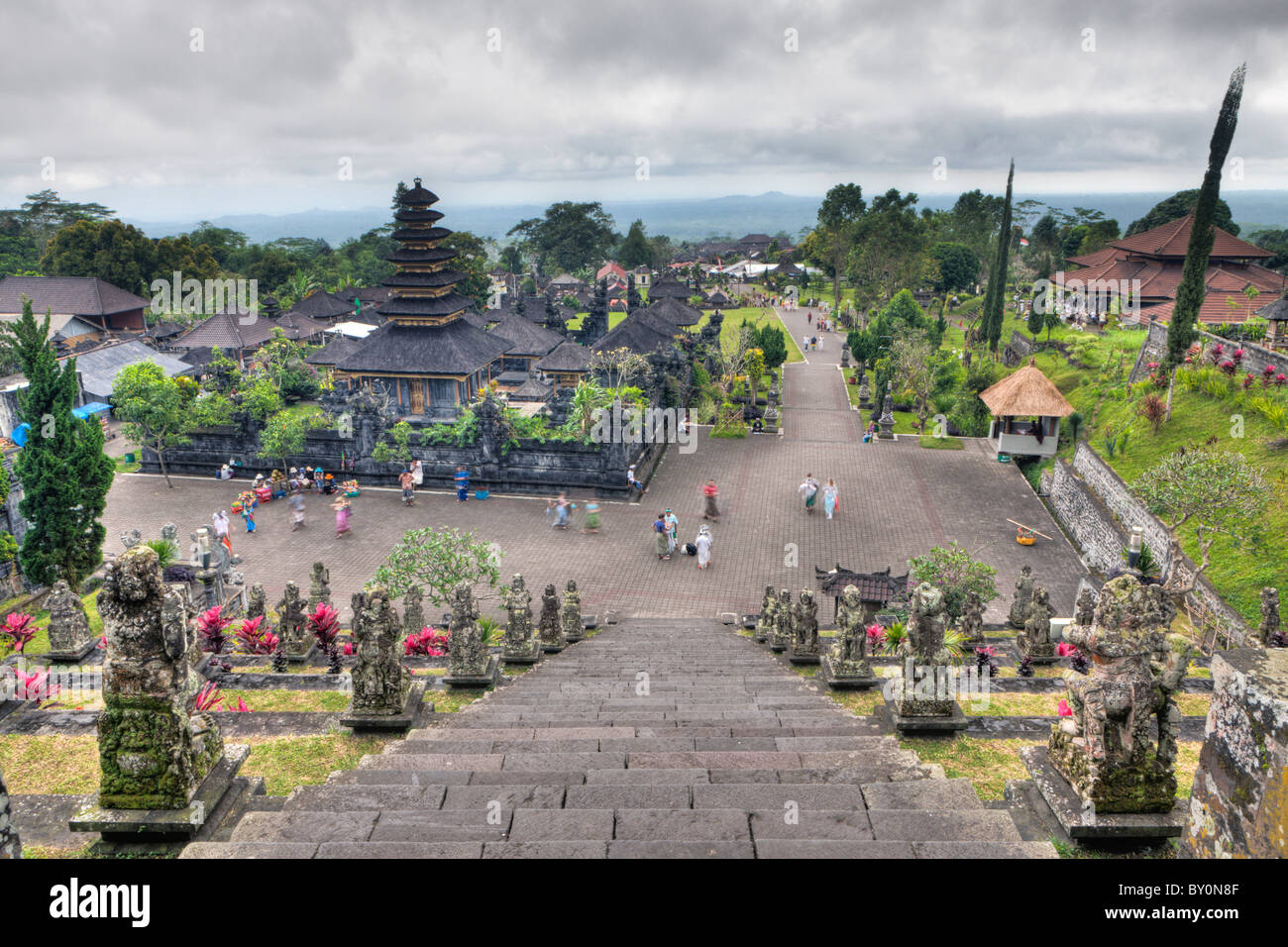 Pura Besakih-Tempel, Bali, Indonesien Stockfoto