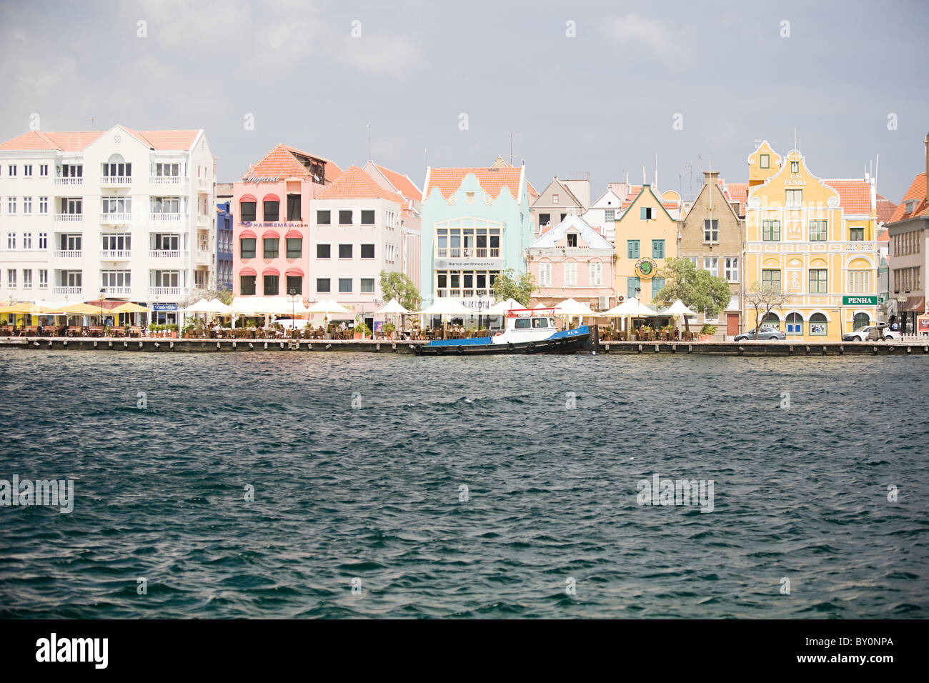 Willemstad Hafen, Curacao, Antillen Stockfoto