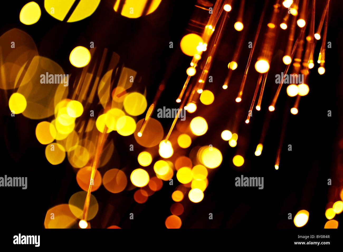 Fiber optic abstrakten Hintergrund Stockfoto