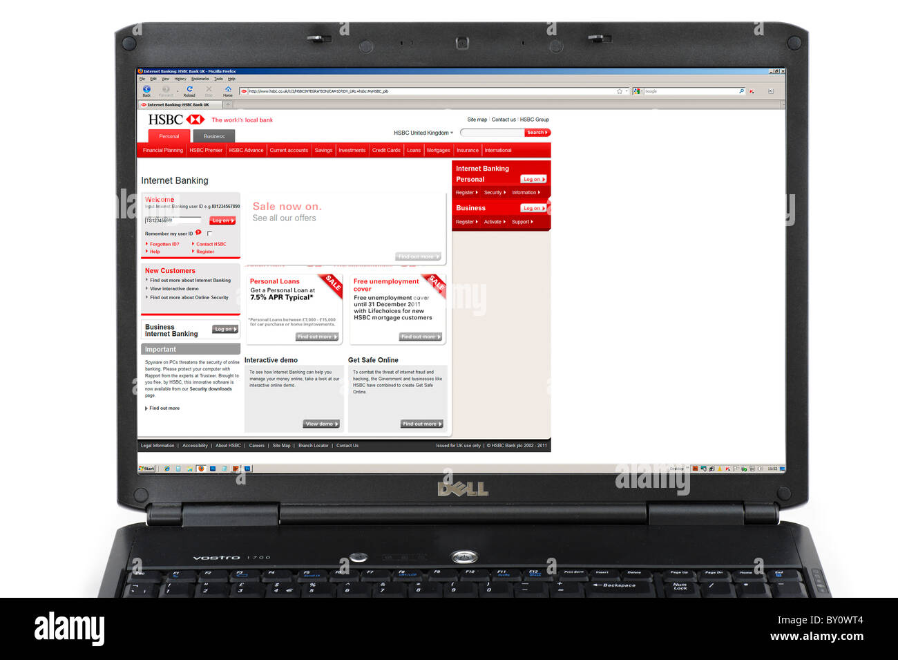Hsbc Online Banking Stockfotos Und Bilder Kaufen Alamy