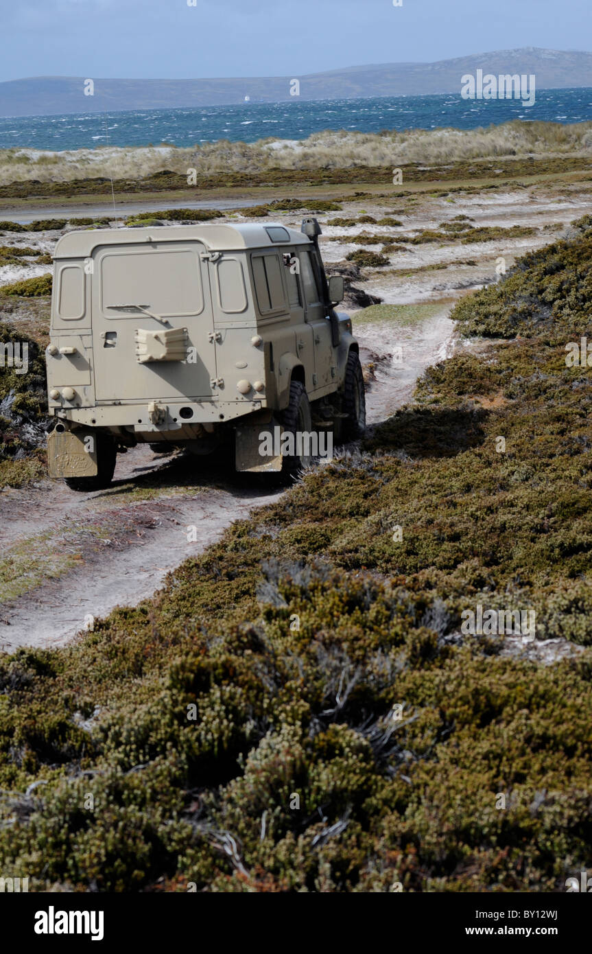 Abenteuerreisen in All-Terrain-Fahrzeug Stockfoto