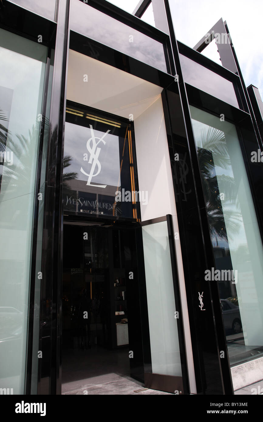 YVES Saint LAURENT BEVERLY HILLS 326 N. RODEO DRIVE BEVERLY HILLS CALIFONIA USA BEVERLY HILLS STORE 1. August 2010 Stockfoto