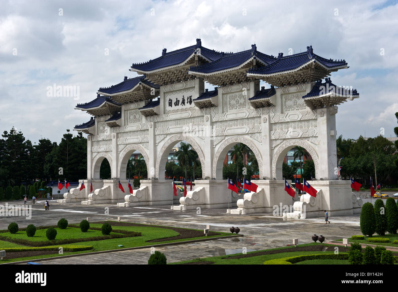 Die Chiang Kai-Shek Memorial Hall in Taipeh, Taiwan. Stockfoto