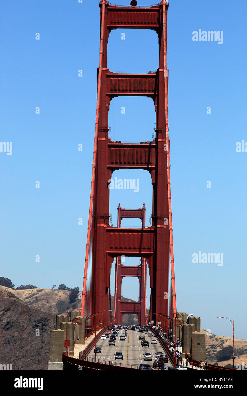 GOLDEN GATE BRIDGE SAN FRANCISCO USA SAN FRANCISCO USA 6. Juli 2009 Stockfoto