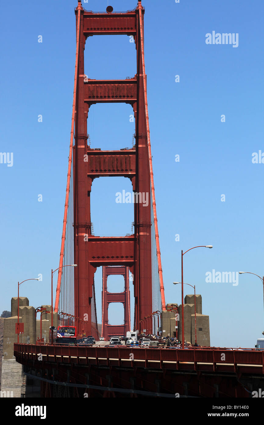 GOLDEN GATE BRIDGE SAN FRANCISCO USA SAN FRANCISCO USA 6. Juli 2009 Stockfoto