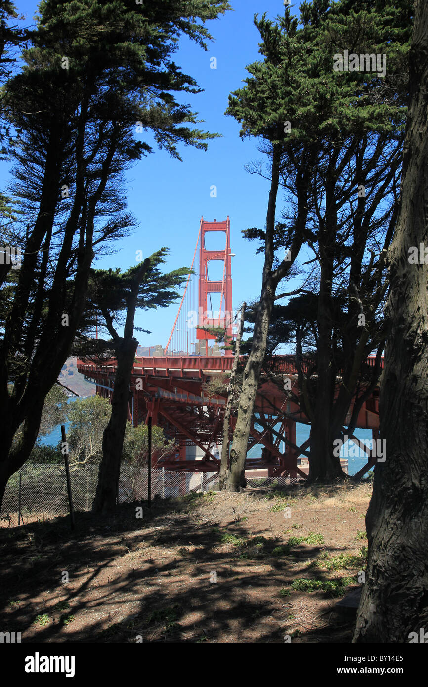 GOLDEN GATE BRIDGE SAN FRANCISCO USA SAN FRANCISCO USA 6. Juli 2009 Stockfoto