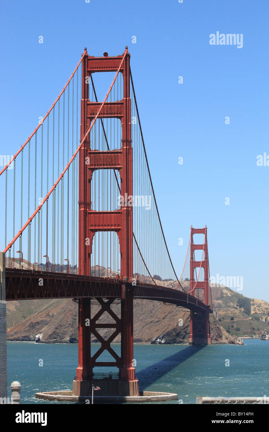 GOLDEN GATE BRIDGE SAN FRANCISCO USA SAN FRANCISCO USA 6. Juli 2009 Stockfoto