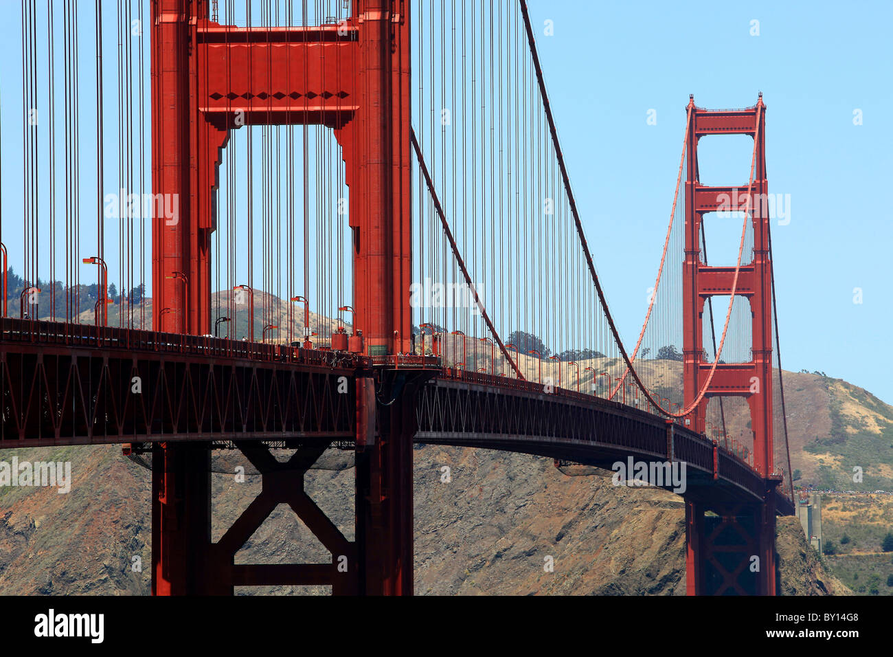 GOLDEN GATE BRIDGE SAN FRANCISCO USA SAN FRANCISCO USA 6. Juli 2009 Stockfoto