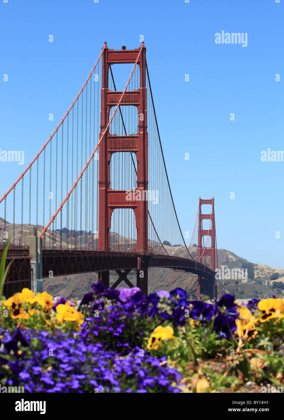 GOLDEN GATE BRIDGE SAN FRANCISCO USA SAN FRANCISCO USA 6. Juli 2009 Stockfoto