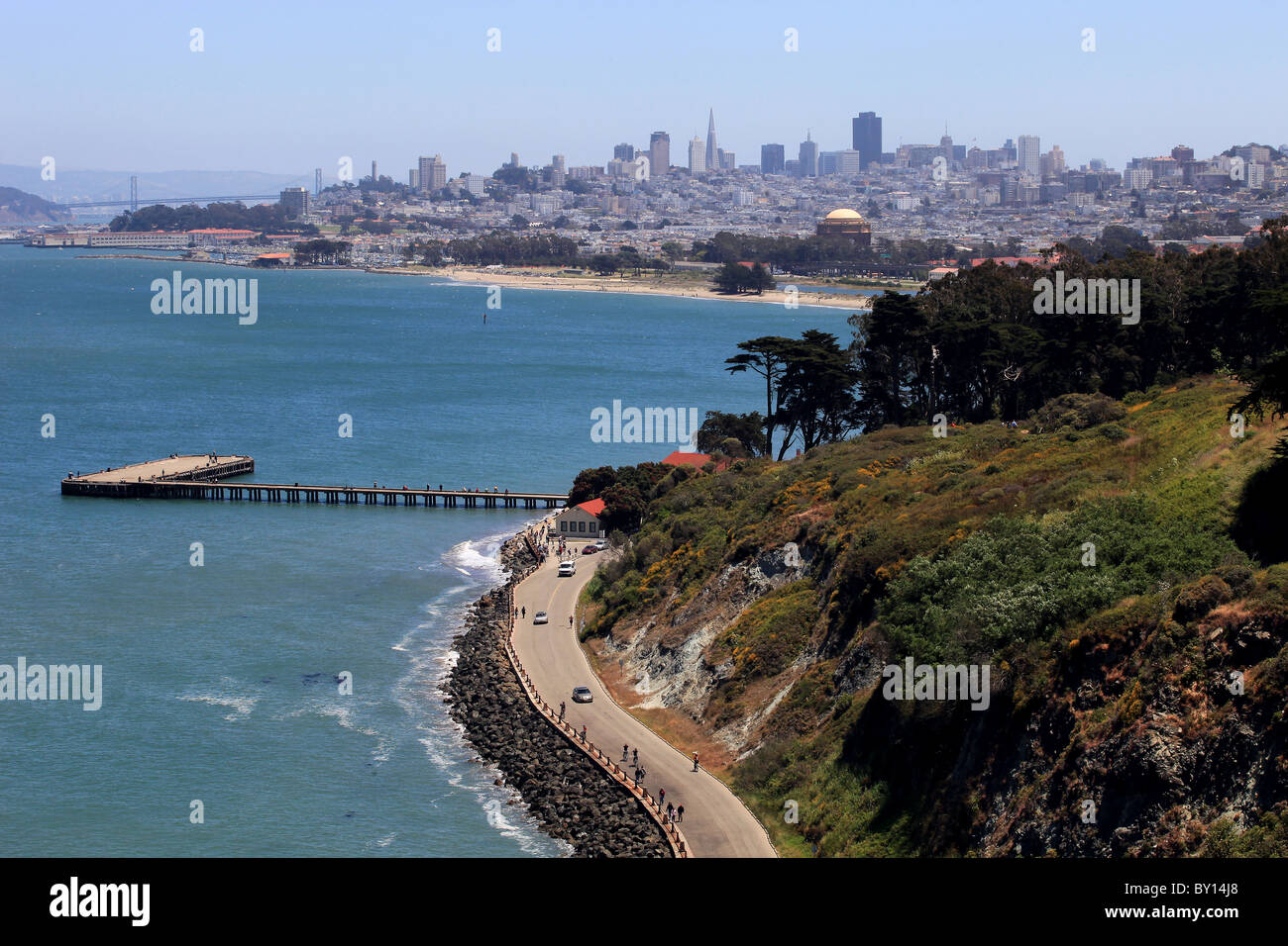 SAN FRANCISCO SKYLINE SAN FRANCISCO USA SAN FRANCISCO USA 6. Juli 2009 Stockfoto