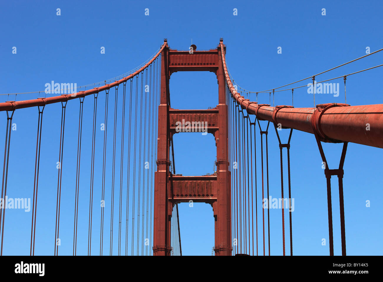 SOUTH TOWER GOLDEN GATE Brücke SAN FRANCISCO USA SAN FRANCISCO USA 6. Juli 2009 Stockfoto