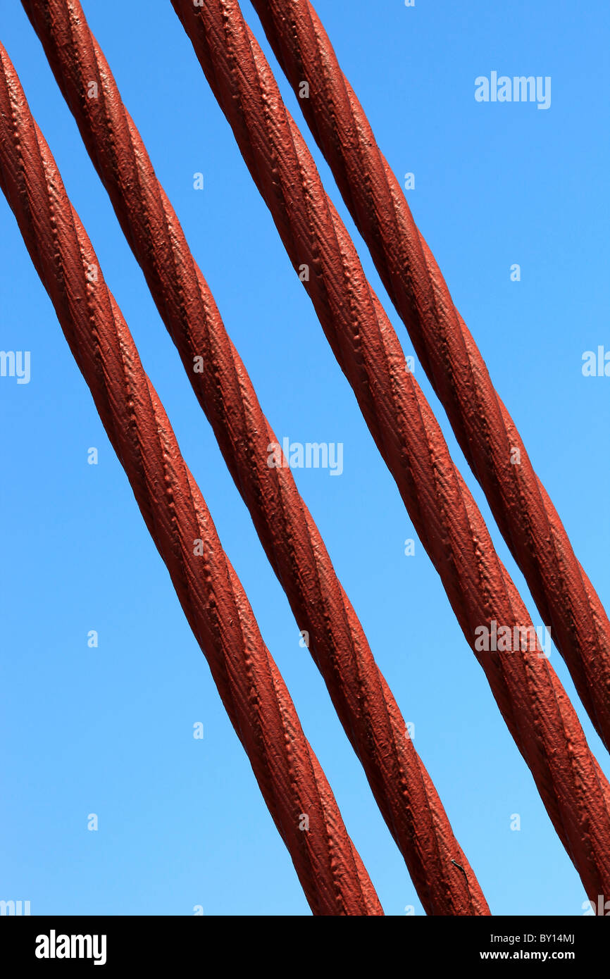 Aussetzung Kabel SAN FRANCISCO USA SAN FRANCISCO USA 6. Juli 2009 Stockfoto