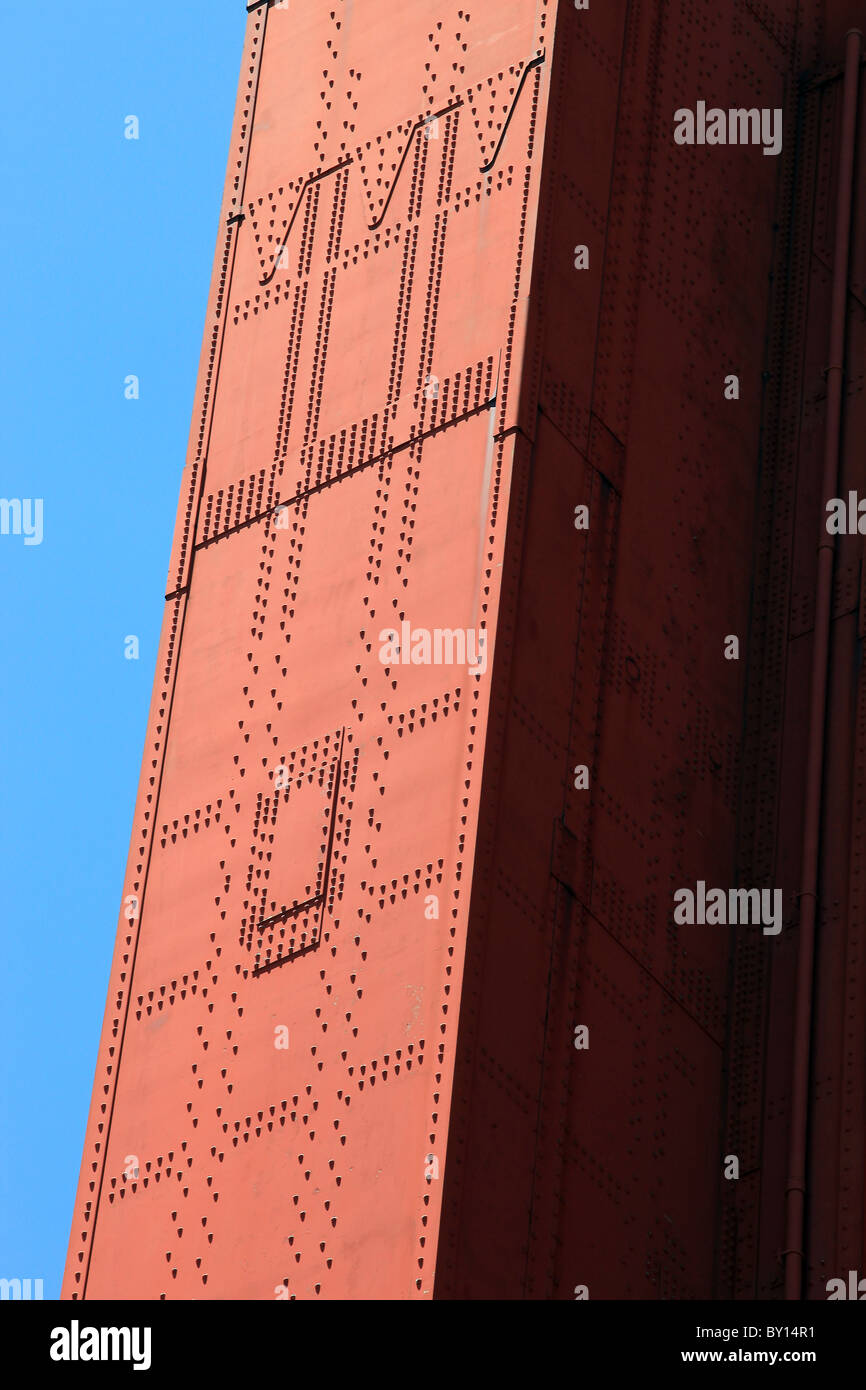 SOUTH TOWER GOLDEN GATE Brücke SAN FRANCISCO USA SAN FRANCISCO USA 6. Juli 2009 Stockfoto