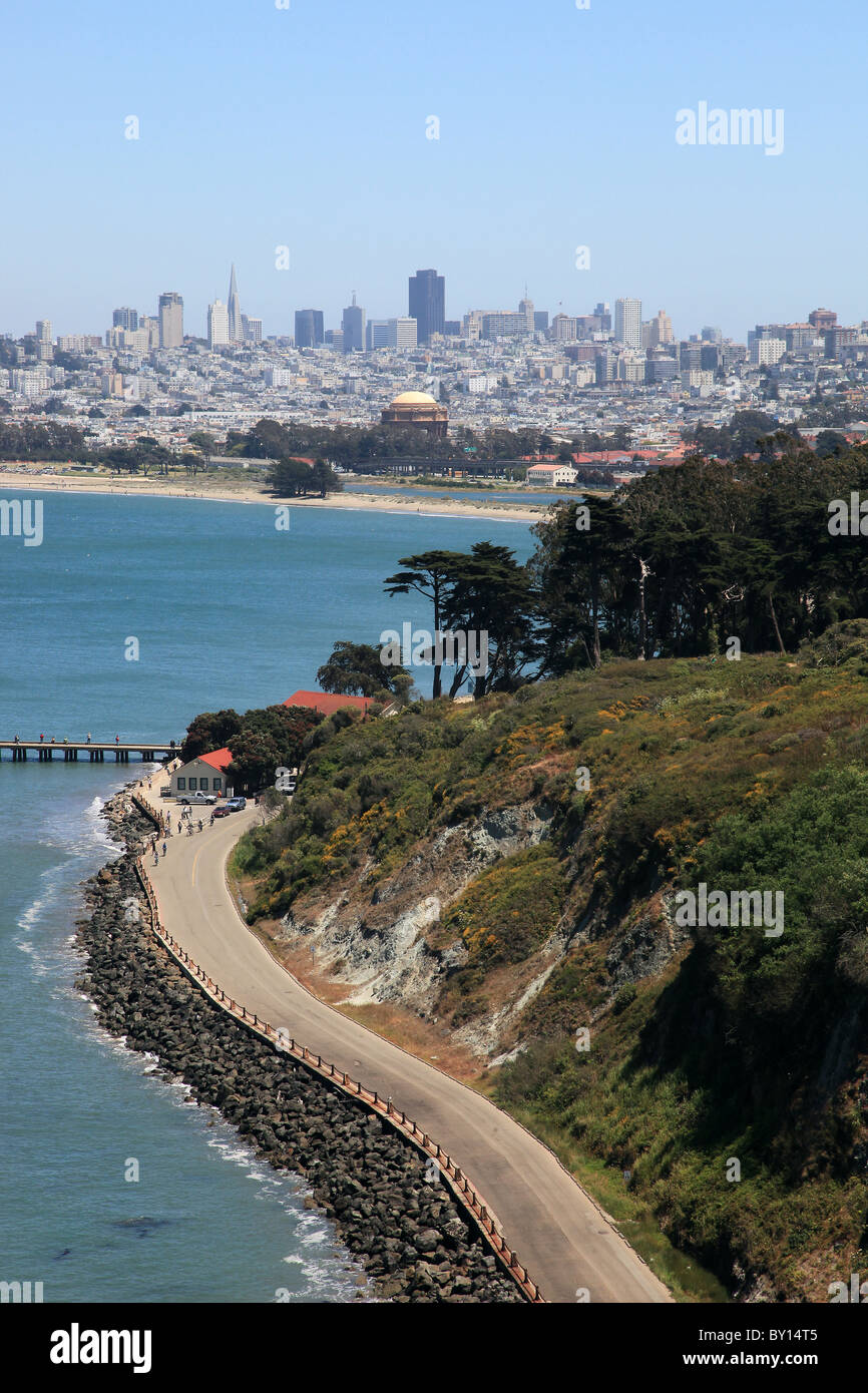 SAN FRANCISCO aus Brücke SAN FRANCISCO USA SAN FRANCISCO USA 6. Juli 2009 Stockfoto