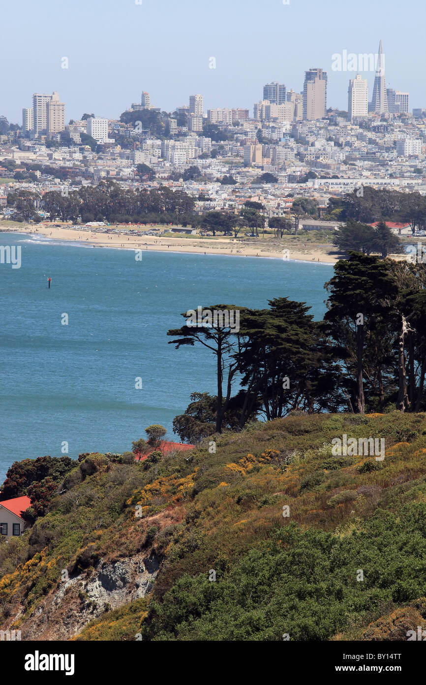 SAN FRANCISCO aus Brücke SAN FRANCISCO USA SAN FRANCISCO USA 6. Juli 2009 Stockfoto