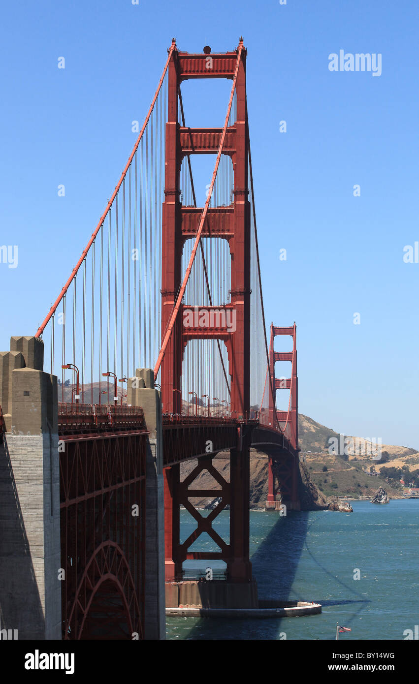 GOLDEN GATE BRIDGE SAN FRANCISCO USA SAN FRANCISCO USA 6. Juli 2009 Stockfoto