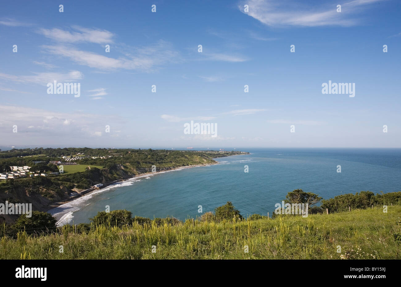 Blick vom Culver Down, Isle Of Wight, Hampshire, England Stockfoto