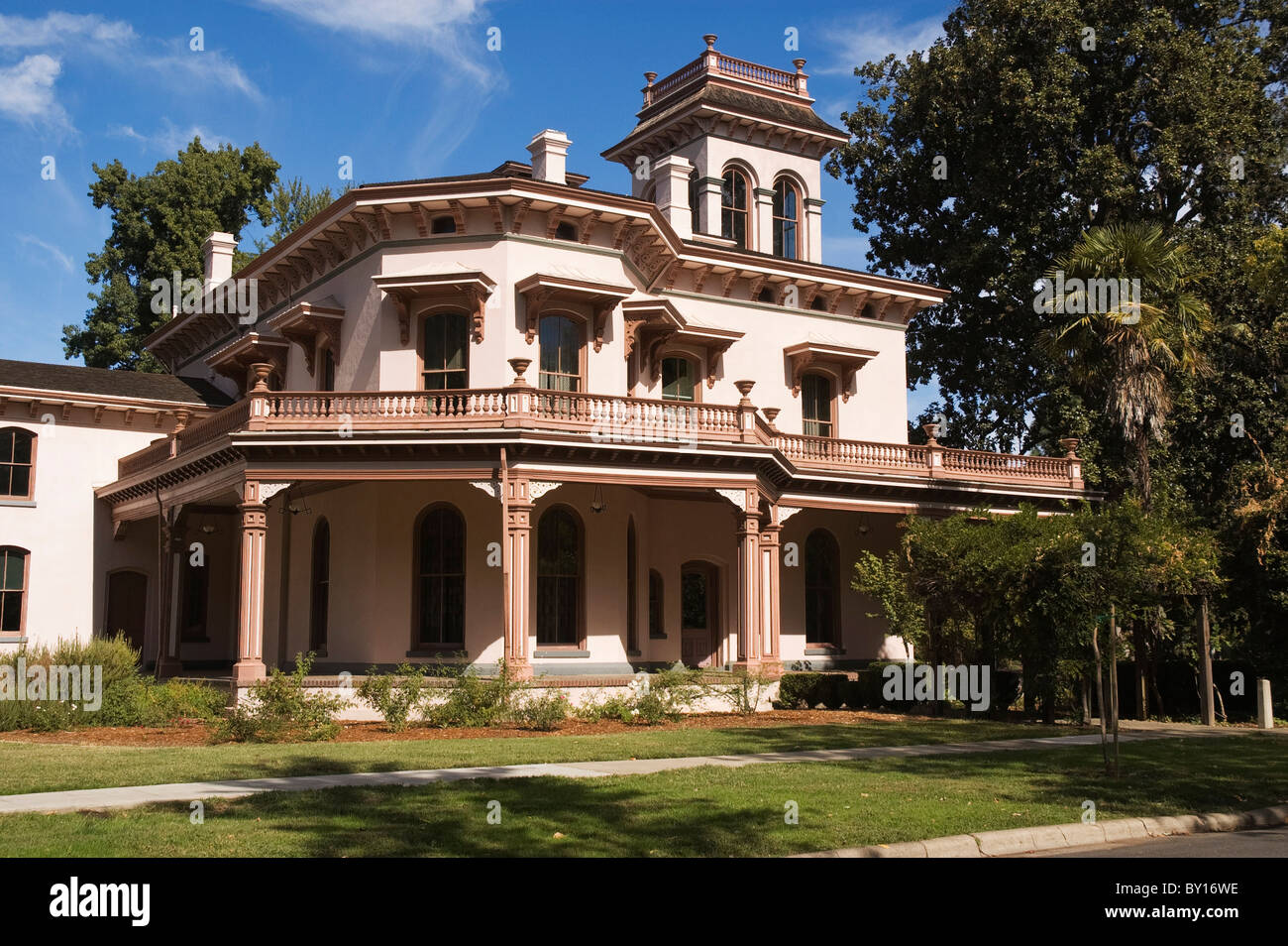 Elk238-X 095 Kalifornien, Chico, Bidwell Mansion State Historic Park 1865 Stockfoto