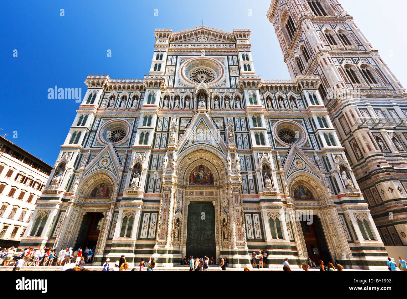 Äußere Foto von Florenz Kathedrale Florenz, Italien Stockfoto