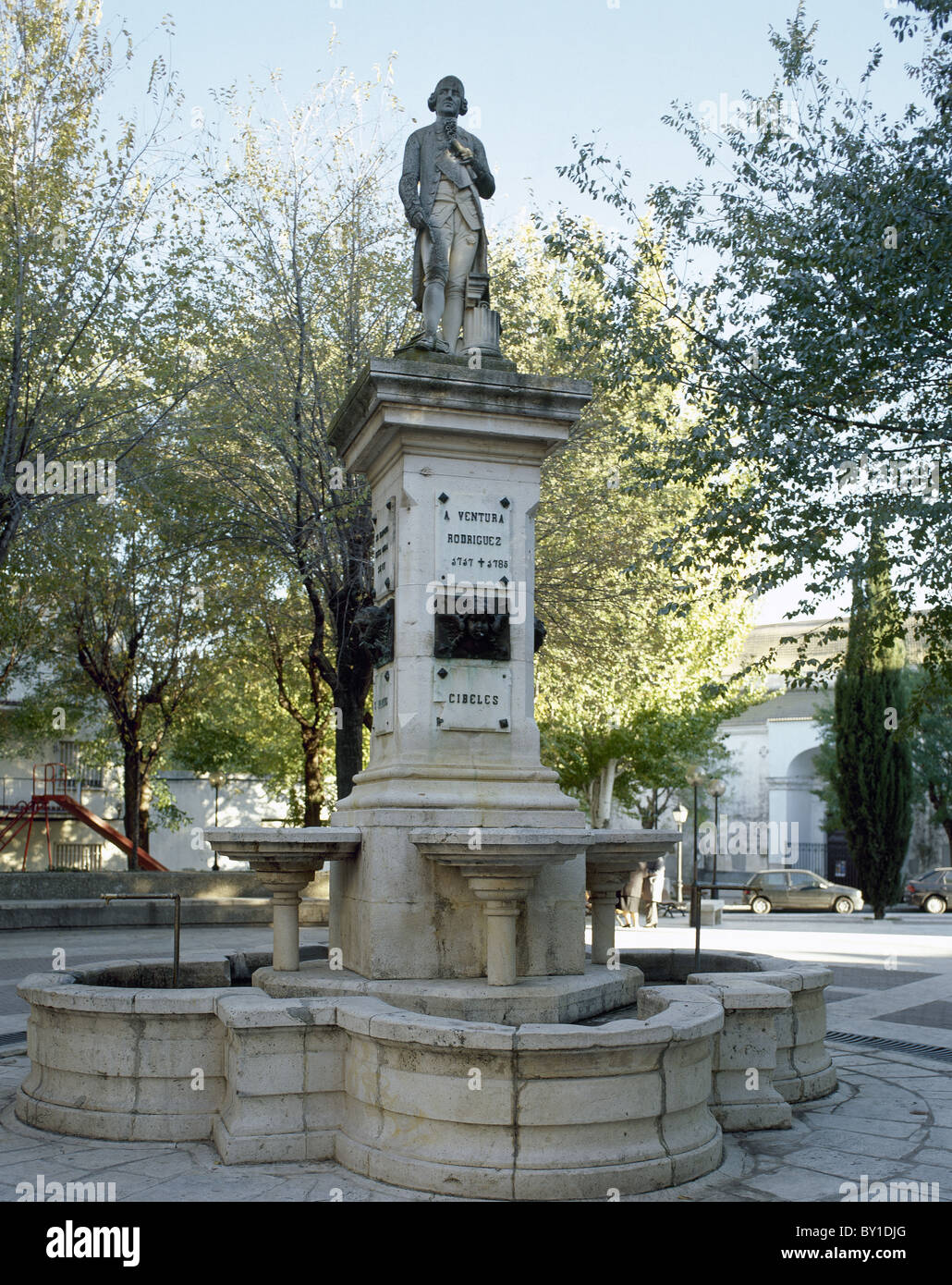 Rodriguez Tizon, Ventura (1717-1785). Spanischer Architekt. Das Denkmal. Ciempozuelos. Spanien. Stockfoto