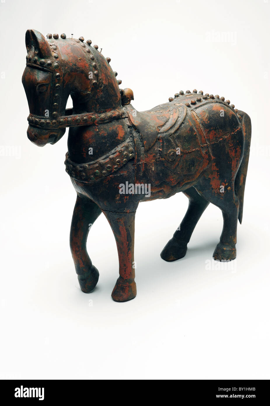Antique wooden horse Fotos und Bildmaterial in hoher Auflösung Alamy