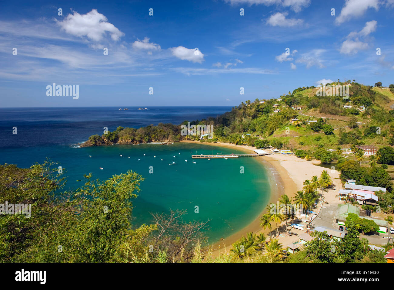 Die Insel Karibik, Trinidad und Tobago, Tobago, Bloody Bay Stockfoto