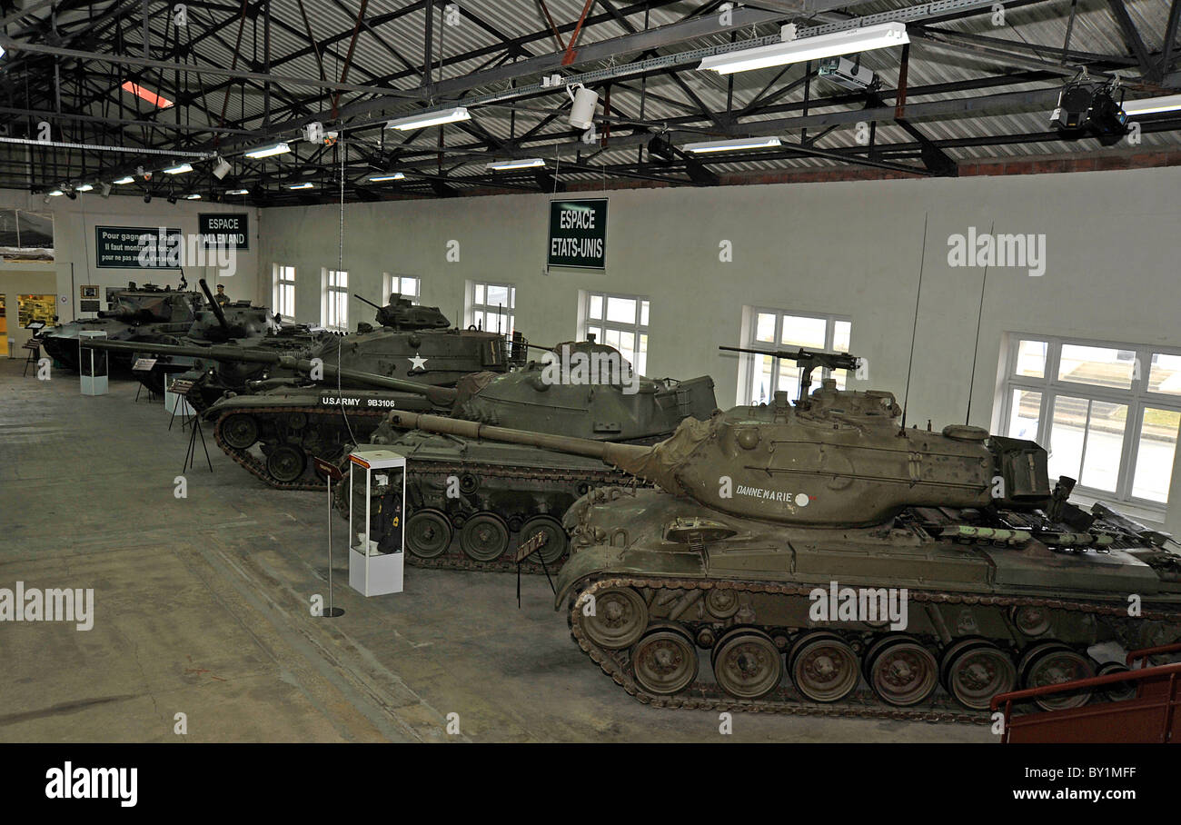 WW2 Tank Anzeige im Museum in Saumur Frankreich Stockfoto