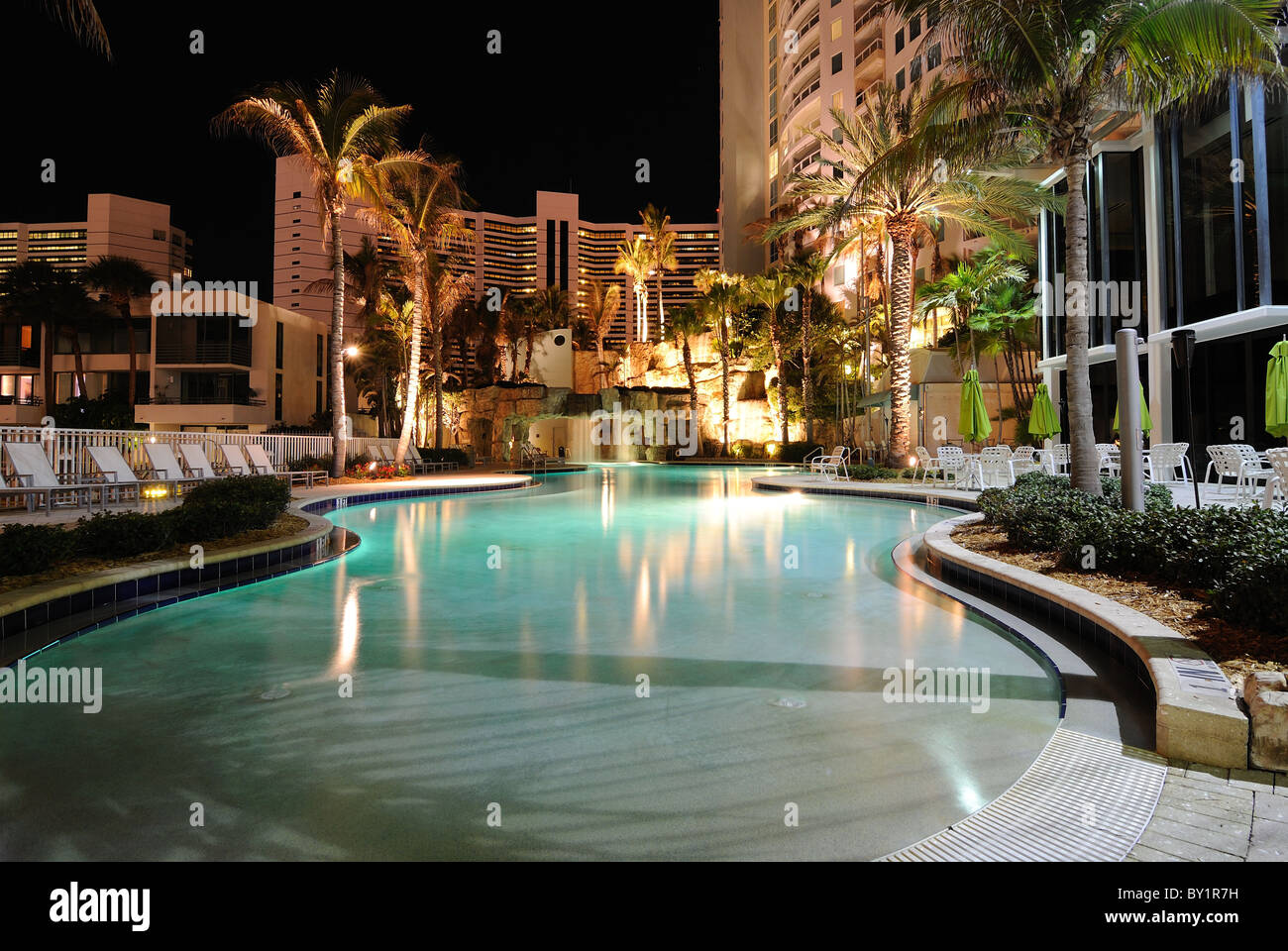 Ein Resort-pool Stockfoto