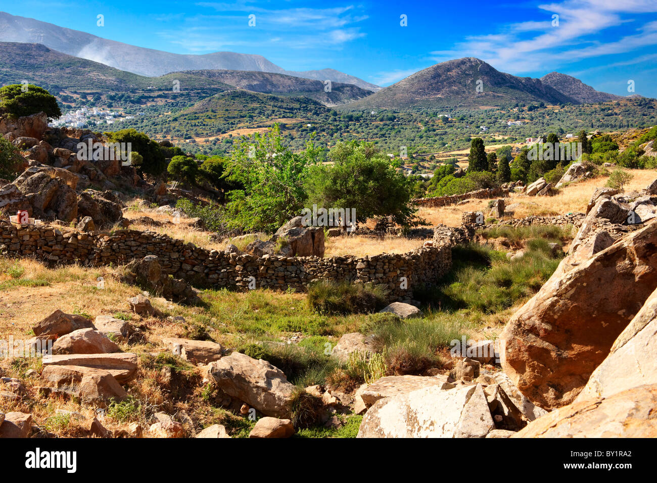 Kalamitsia, Naxos, griechischen Kykladen-Inseln Stockfoto