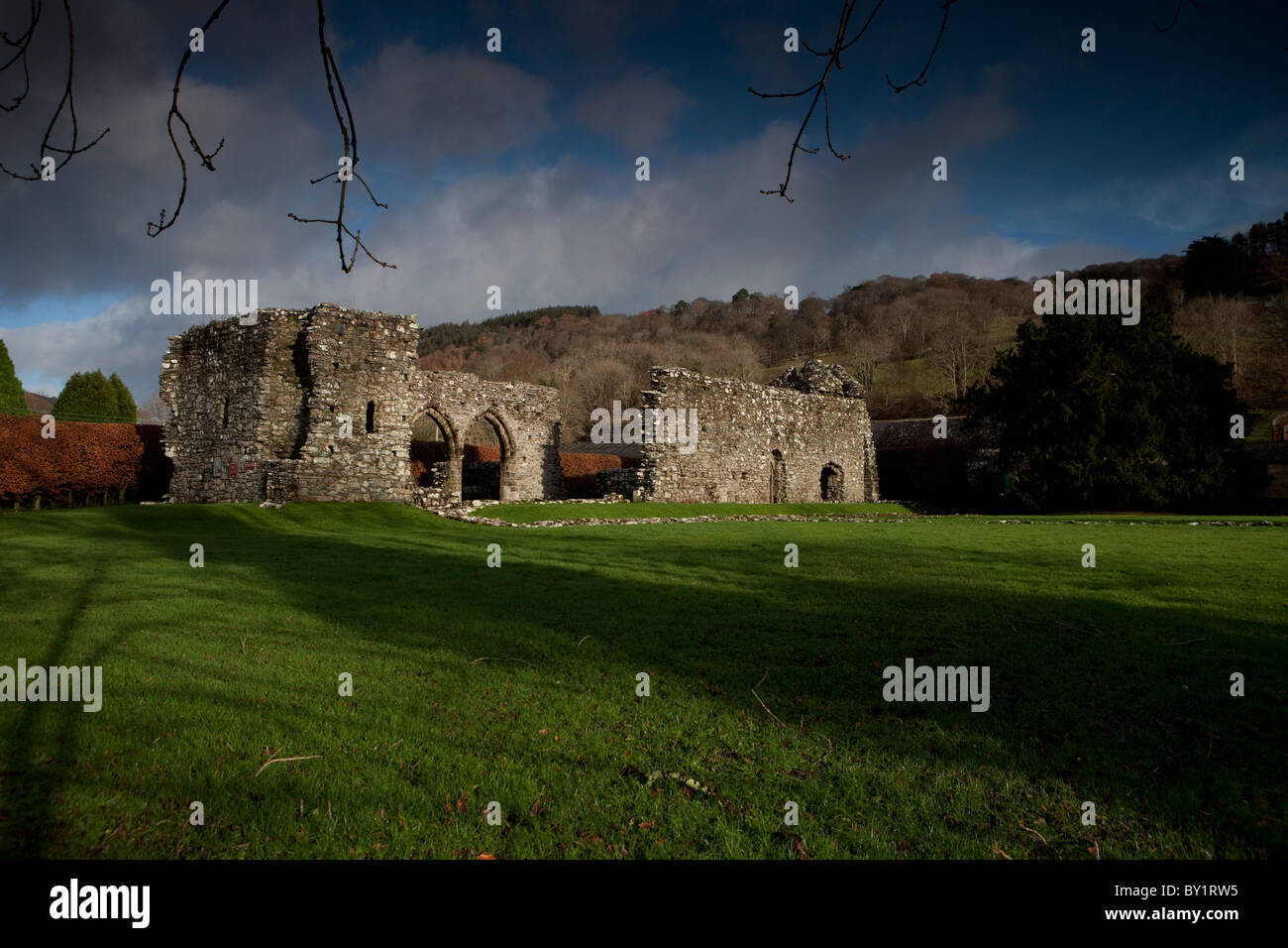 Cymer Abbey in der Nähe von Wales, Wales Stockfoto