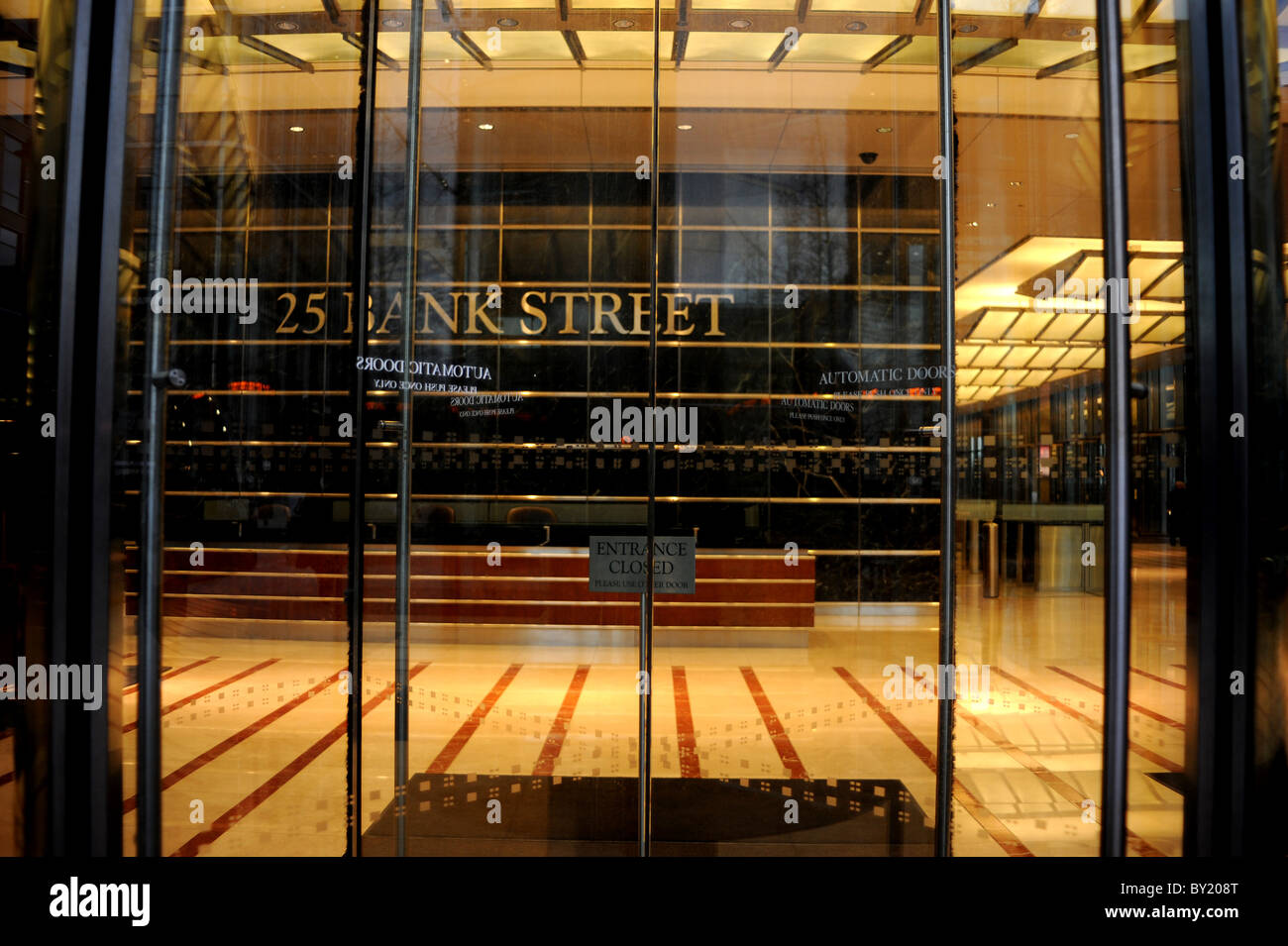 25 Bank Street, Canary Wharf, London Stockfoto