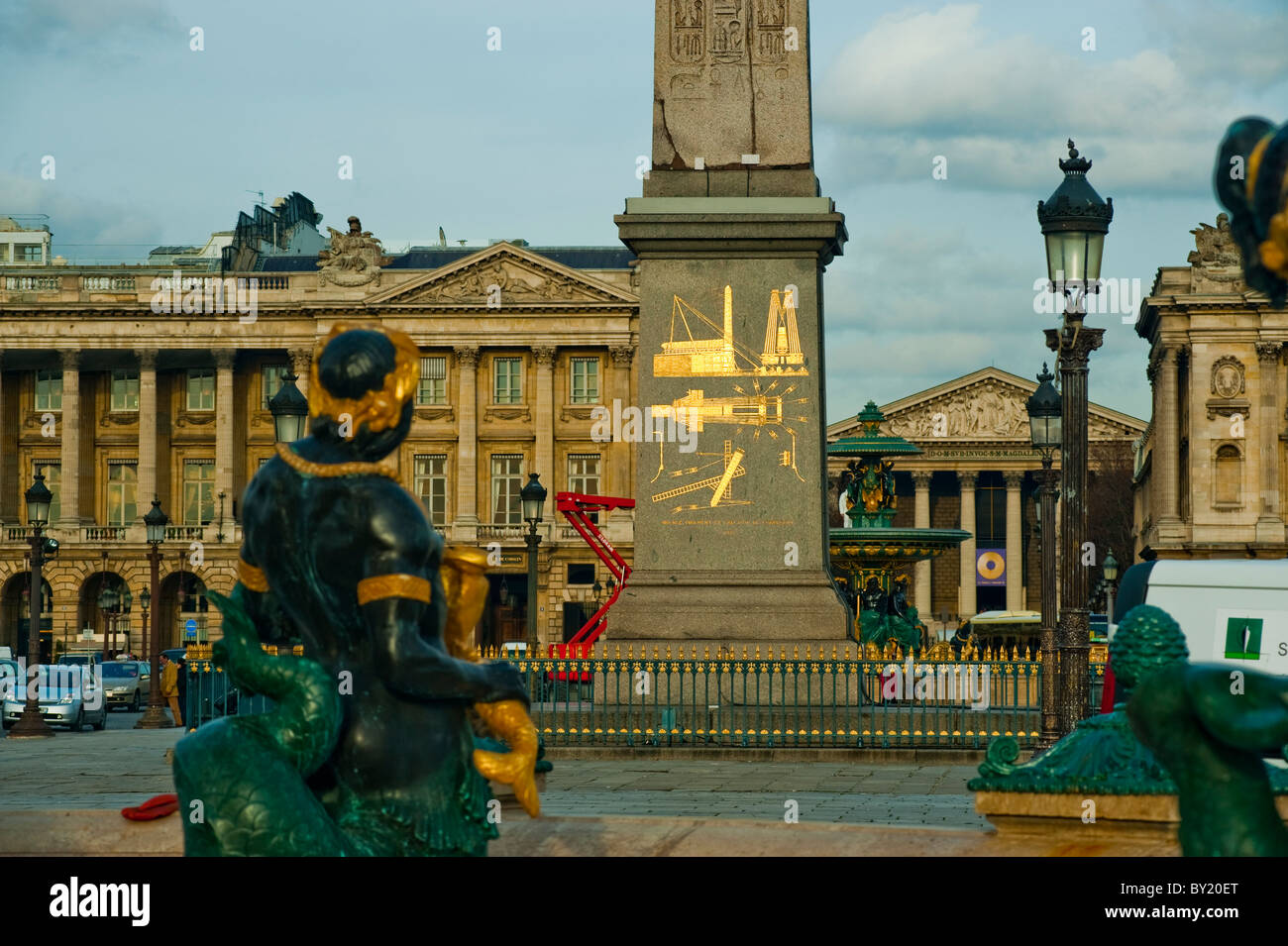 Paris, Frankreich, Straßenszenen, Place De La Concorde, französische Monumente Stockfoto