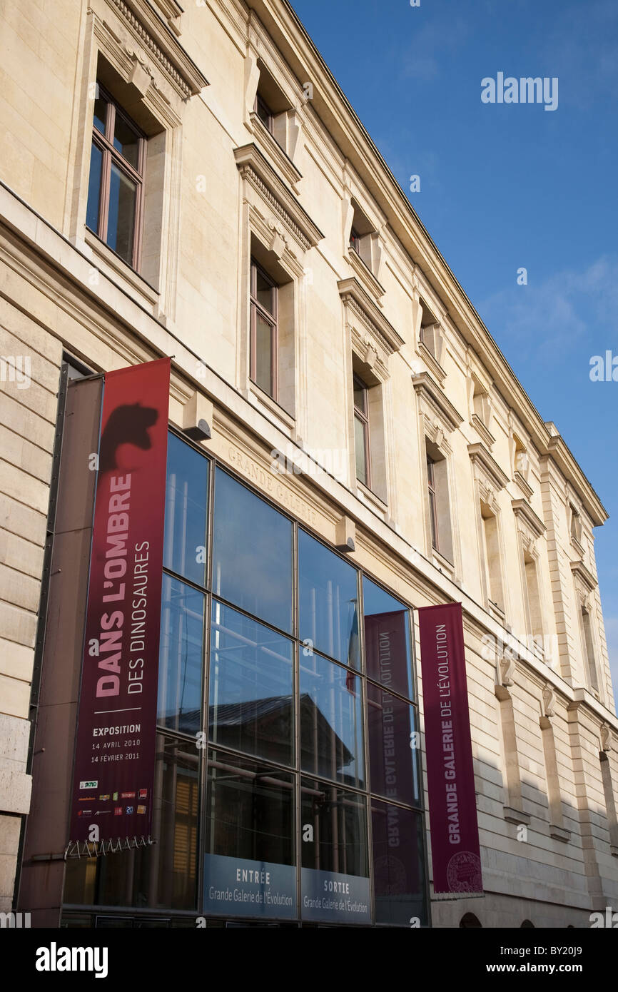 Haupthalle der Grande Galerie de l' Evolution, Natural History Museum in Paris, Frankreich Stockfoto