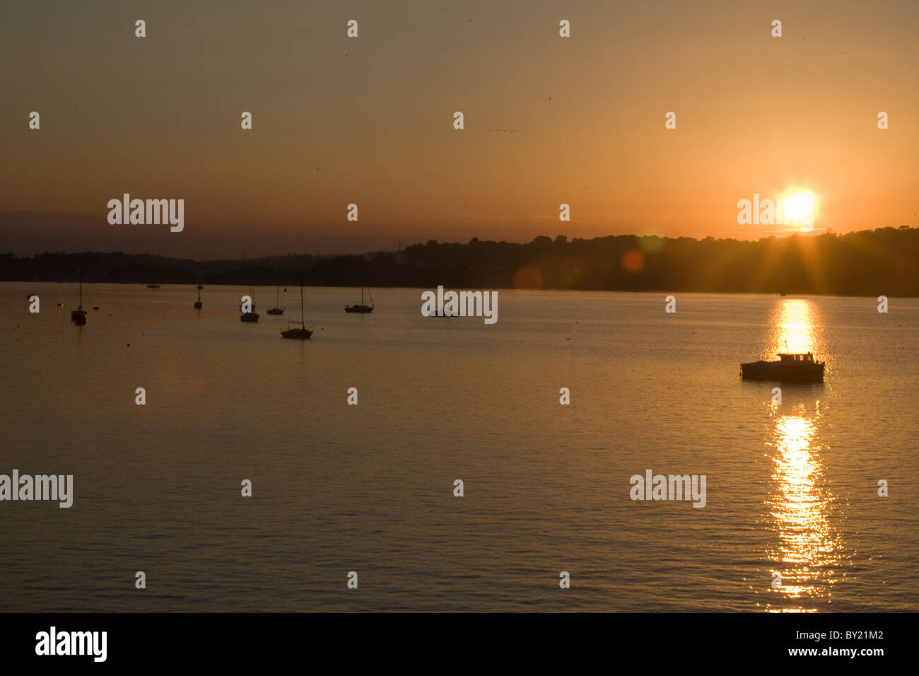 Menai Straits, Bangor. Stockfoto