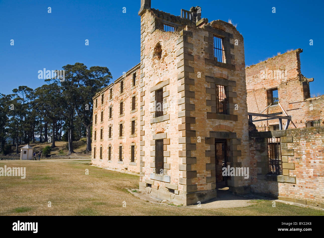 Australien, Tasmanien, Tasman Halbinsel Port Arthur.  Die Ruinen der Strafanstalt in Port Arthur Historic Site.  Die strafrechtliche Stockfoto