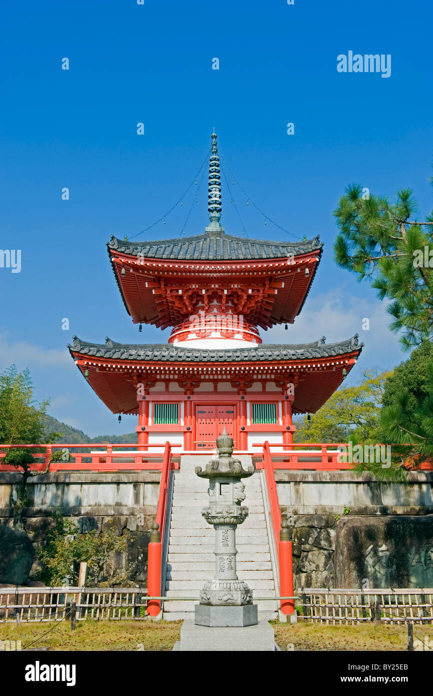 Asien, Japan. Tempel in Kyoto, Sagano, Daikaku Ji (Daikakuji), (876) Stockfoto