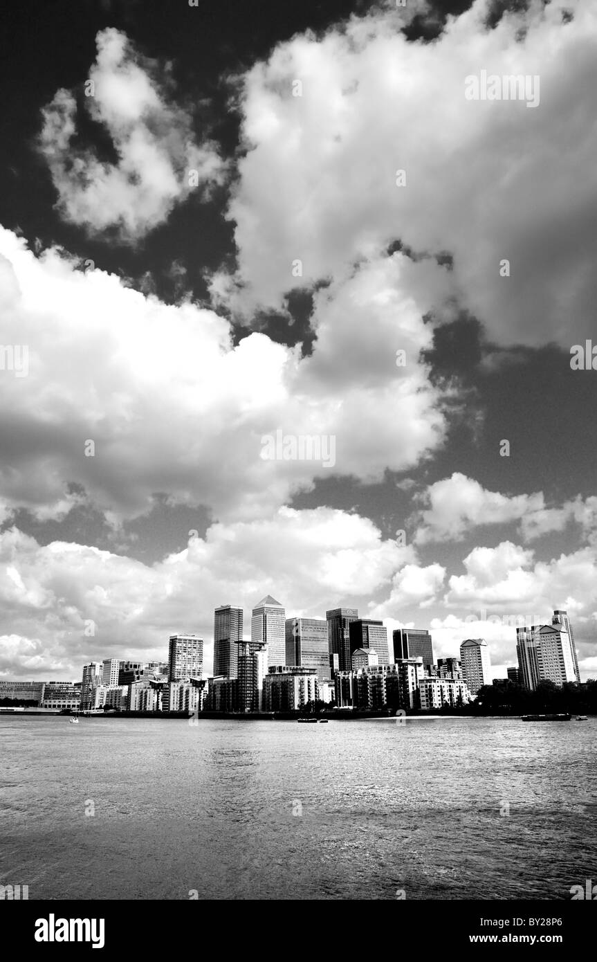 Canary Wharf London Docklands Stockfoto