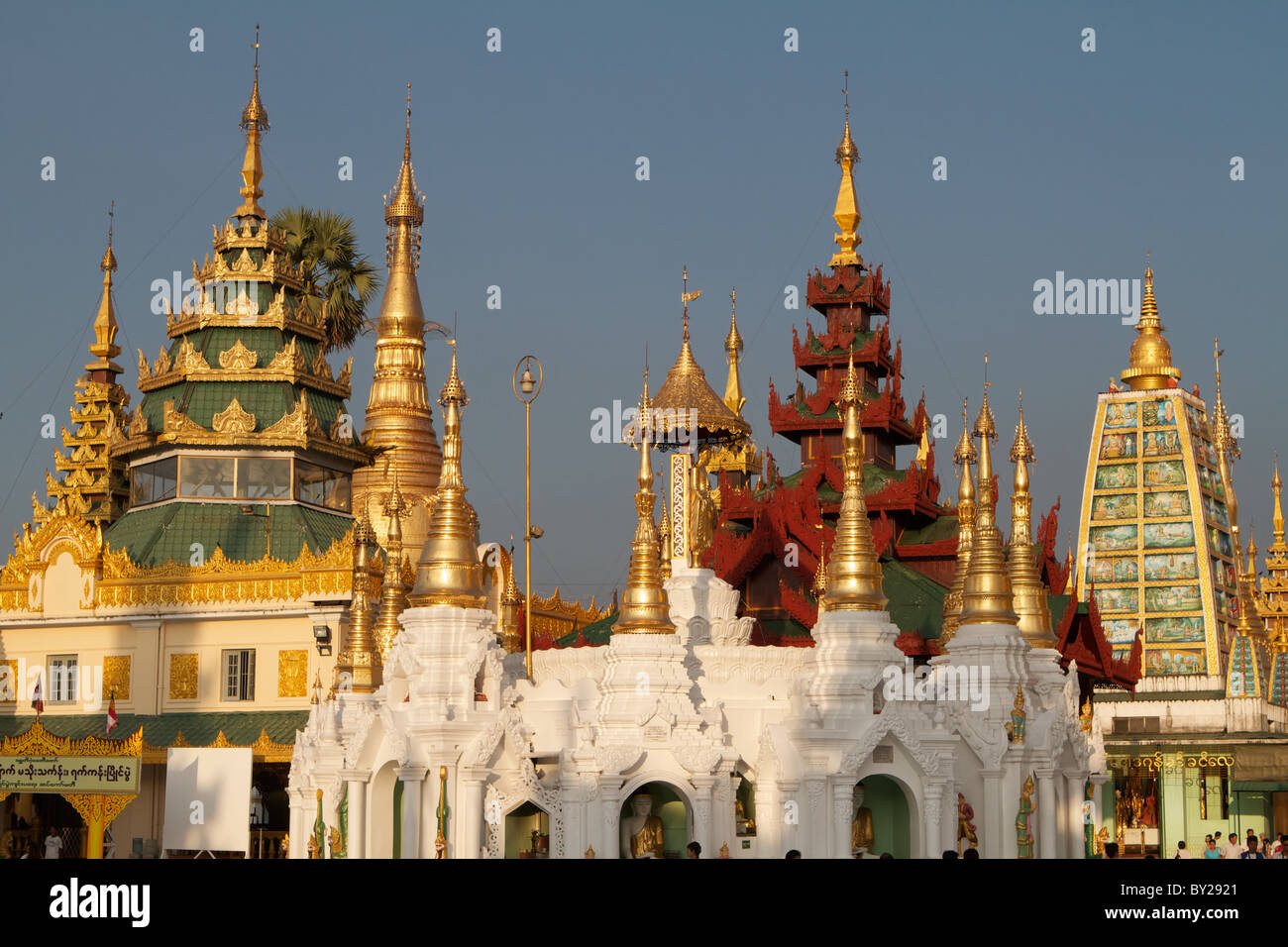 Shwedagon Pagode, yangon Stockfoto