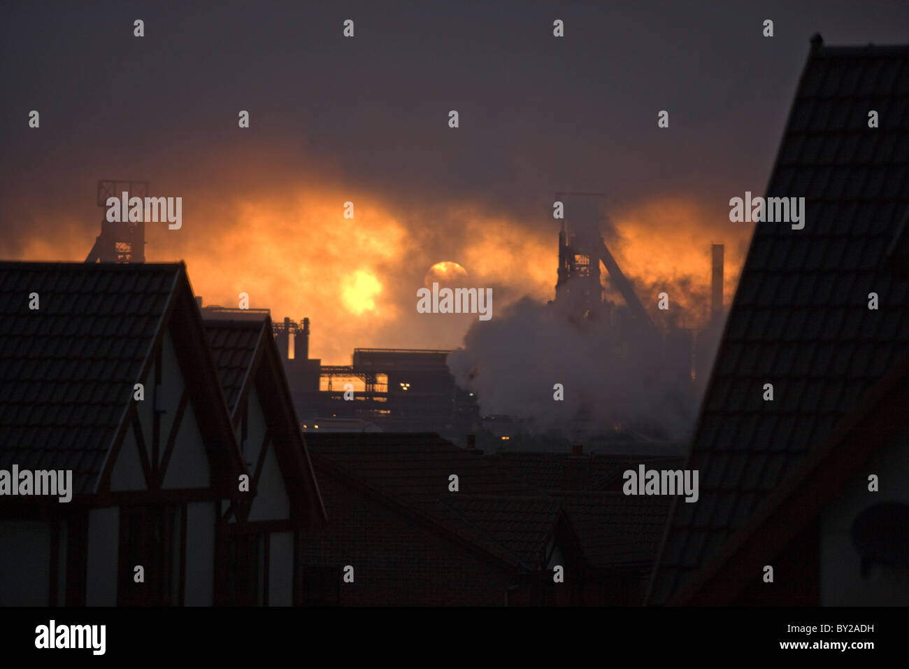 Port Talbot, South Wales. Stockfoto